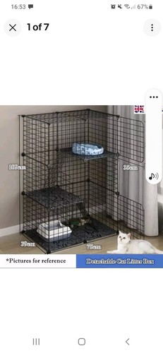 Cat play pen for cats - play, bunny