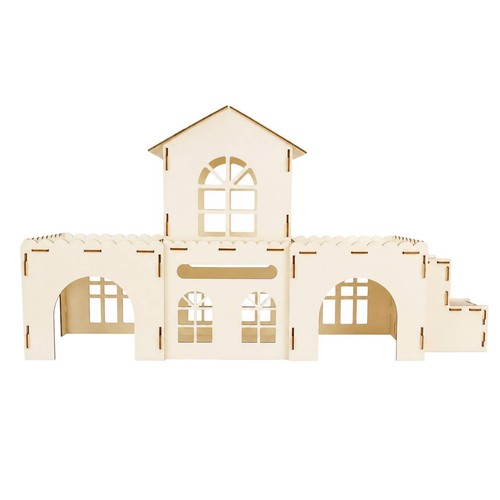 Rabbit house with steps - rabbit,