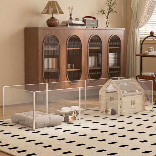 Xxl clear acrylic dog - acrylic, playpen