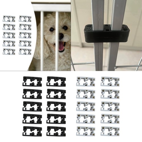 10x pet fence connector - pet, clips