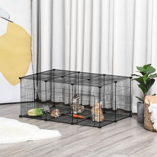 Pawhut diy pet playpen cage - pawhut,